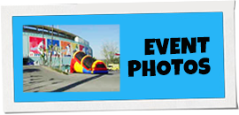 Promotional banner promoting photos from events that Party Pronto party rental company has hosted in Arcadia, CA