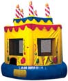 Birthday cake inflatable from Party Pronto party rental company in Arcadia, CA