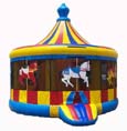 Merry go round inflatable rental from Party Pronto party rental company in Arcadia, CA