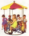 Merry go round carnival rental from Party Pronto party rental company in Arcadia, CA