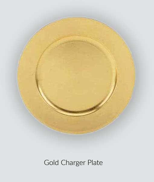 Charger Plate Gold